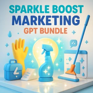 Sparkle Boost Marketing GPT Bundle for Cleaning Service
